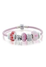 stunning tiny sterling silver baby charm bracelet